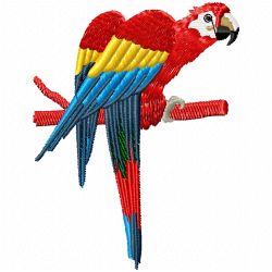 Parrots Embroidery Design 11 Parrots Embroidery Design 11